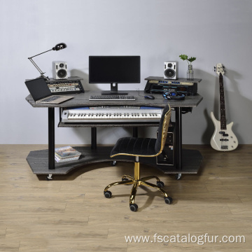 2021 New design studio desk wooden audio studio desk recording studio desk